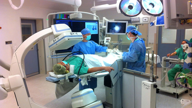 The Prince of Wales Hospital Hybrid Cardiovascular Operating Theatre was opened on 26 June 2013