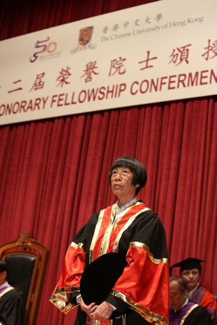 The 12th Honorary Fellowship Conferment Ceremony<br><br>Dr. Lee Lok-sze, Rebecca