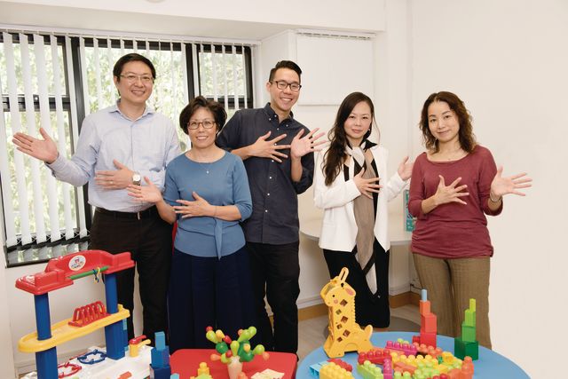 (From left) Chris Yiu, Gladys Tang, Raymond Wong, Elsie Tsui and Kelly Kwan