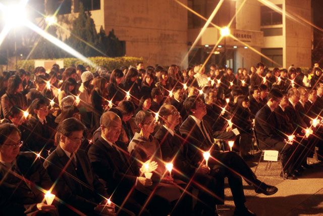 The University mourns the victims of the earthquake and tsunami of northeastern Japan in 2011