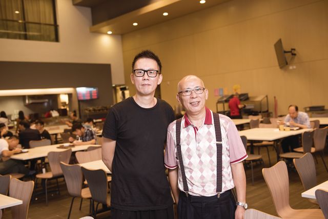 Mr. Timmy Tsang (right) and Mr. Johnny Liu (left)
