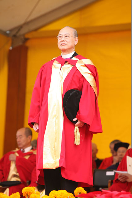 The 64th Congregation<br><br>Honorary doctorate the Most Reverend Dr. Kwong Kong-kit, Peter