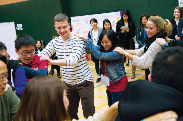 Over 70 local Shaw Buddies and incoming exchange students from over 10 countries get to know each
other in the ‘Cultural Integration Meet-up’ event. (Photo provided by Shaw College)