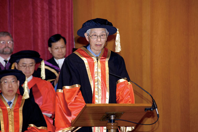 6th Honorary Fellowship Conferment Ceremony<br><br>Prof. Tunney F. Lee