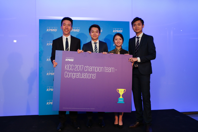 A team of students from the Faculty of Business Administration claimed the championship of the KPMG International Case Competition 2017, beating 22 other teams from the world over.