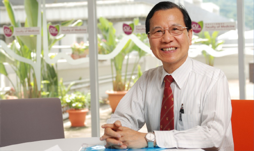 Professor Fung Kwok-pui, convener of the Faculty of Medicine's Energy Conservation Committee and former Head of United College (2002-2012)