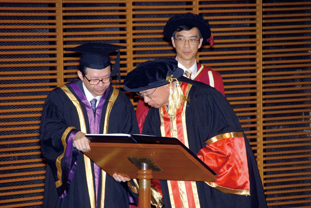 6th Honorary Fellowship Conferment Ceremony<br><br>Mr. Liang Cheung-biu Thomas